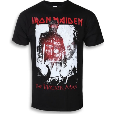 ROCK OFF тениска метална мъжки Iron Maiden - Плетения човек дим - ROCK OFF - IMTEE80MB