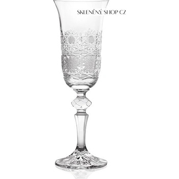 Aurum Crystal Broušené sklenice na sekt LAURA 6 x 150 ml