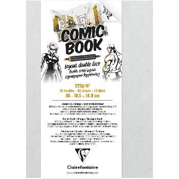 Clairefontaine Comic Book Layout Double Sided Paper Скицник A6 220 g (975195C)