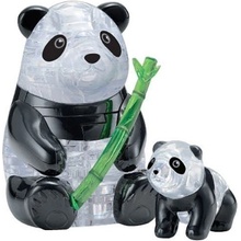 HCM KINZEL 3D Crystal puzzle Panda s mládětem 51 ks