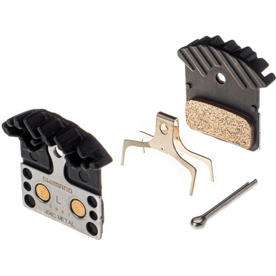 Brzdové destičky Shimano J04C kovové+chladič
