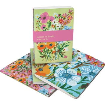 Roger la Borde Тетрадки 64 стр. 3 бр. A6 Flower Field - Roger la Borde (A6E 080S)