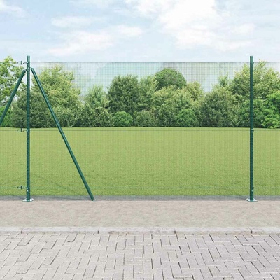 vidaXL Svařovaná drátěná plotina s betonovou základnou 10 x 1,6 m