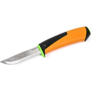 Fiskars Silný nôž s ocieľkou 219 mm (zelený) hardvér