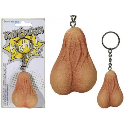 Out of the Blue Games Metal Key Chain Testicle