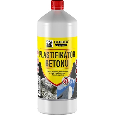 Den Braven Plastifikátor betónov Farba: hnedá, Balenie: 1 l, Typ obalu: fľaša