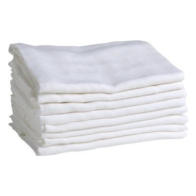 Mininor Mušelínové organické White 8 ks