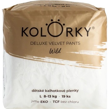 Kolorky Deluxe velvet pants Wild L 8-13 kg 19 ks