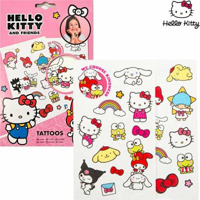 Mikro trading Hello Kitty - Sada tetování v papírové kartě