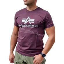 Alpha Industries Basic T-shirt Deep Maroon tričko pánske bordová