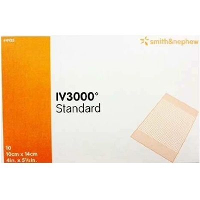 SMITH and NEPHEW Opsite IV3000 (Centrální) 10 x 14 cm 10 ks