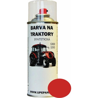 U PEPÁNKA s.r.o. BARVY NA TRAKTORY ZETOR ve spreji syntetické, ČERVENÁ lesklá 400ml Objem: 0,4L