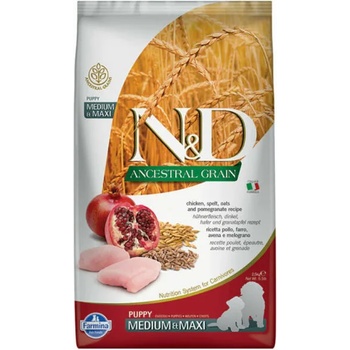 N&D Grain Dog Puppy Medium & Maxi Chicken & Pomegranate 2,5 kg