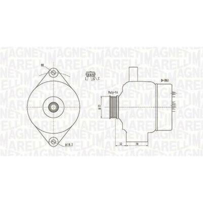 generátor MAGNETI MARELLI 063731803010