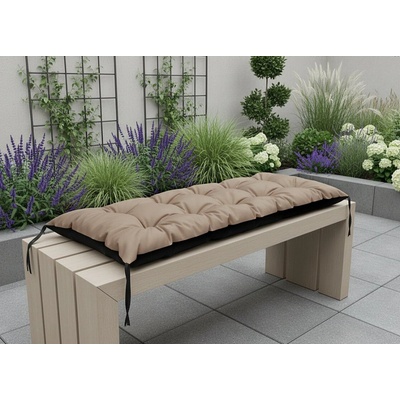 Mybesthome prošívané sezení na lavici WILSON color 21 béžová 120x40 cm – Sleviste.cz