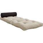 Karup Design Сив и бежов матрак за футон 70x200 cm Обвивка бежов лен/тъмносиво - Karup Design (814914734070)