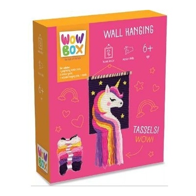 TM Toys Wow Box: направете си сами декорация за стена от макраме - Еднорог