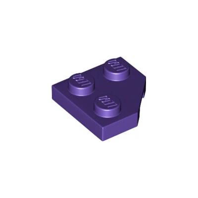 Lego 26601 Dark Purple Wedge, Plate 2 x 2 Cut Corner