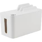 Bluelounge Органайзер за кабели със стойка CableBox Mini Station бял (BLUCBM-WH-02)