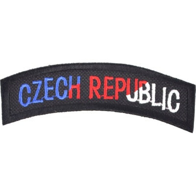 NAVYS Nášivka oblúčik CZECH REPUBLIC - TRIKOLÓRA