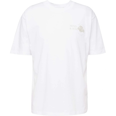 Lindbergh Тениска 'Mind and Soil' бяло, размер XXL