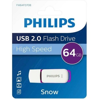 Image 1 of Philips Snow 64GB USB 2.0 FM64FD70