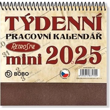 Pracovní Retro Mini stolní 2025