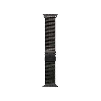Apple Watch 49mm Loop: Black Titanium Milanese Loop - Small (mghr4zm/a)