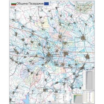 Mapmedia Карта на община Пазарджик