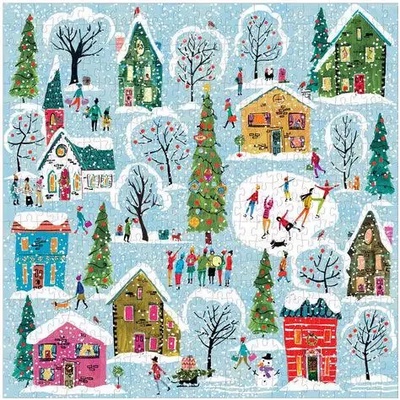 Galison - Puzzle Twinkle Town 500 - 500 piese