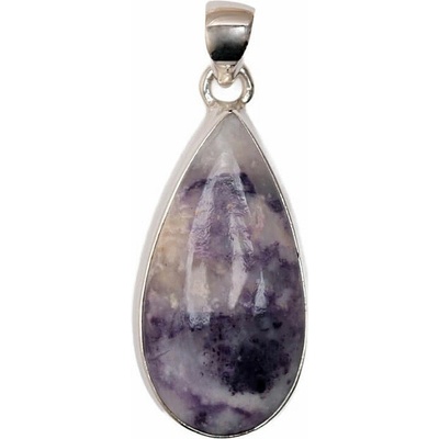 Nefertitis Opál Violet flame přívěsek stříbro P399 NF63852