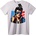 NOONEBRAND Тениска Патриотична американска икона - 2XL, Black