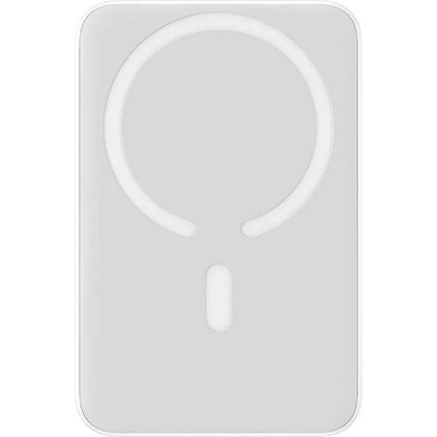 Baseus Magnetic Mini Wireless Charging Power Bank 10000 mAh 20W (PPCX030001) - преносима външна батерия с USB-C порт и безжично зареждане с MagSafe (бял)