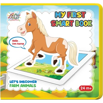 Image 1 of Jagu Образователен говореща книжка Jagu - Животни от фермата (92-041)