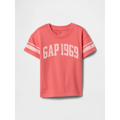 GAP Baby tričko s logom Gap 1969 červená