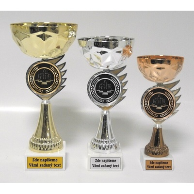 VIZINGR Šachy poháry 522-AC035 522-AC035/25 cm bronz