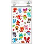 TITANUM Stickers convex dogs 33pcs