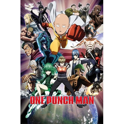 Plagát, Obraz - One Punch Man - Collage, 61 × 91.5 cm