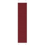 vidaXL Плисирана щора, бордо червена, 40x200 см, ширина на плата 39, 4 см, полиестер (4015250)