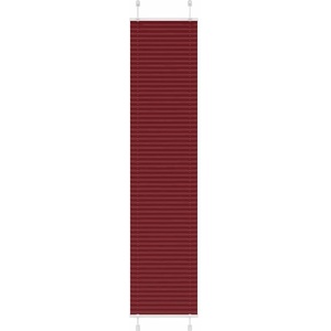 vidaXL Плисирана щора, бордо червена, 40x200 см, ширина на плата 39, 4 см, полиестер (4015250)