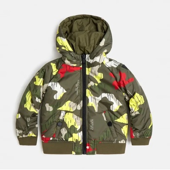 Image 1 of GUESS Двулицево яке за момче в зелено Guess
