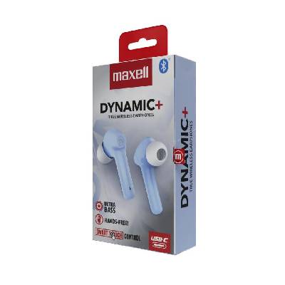 Maxell BT Dynamic+TWS slúchadlá - modré