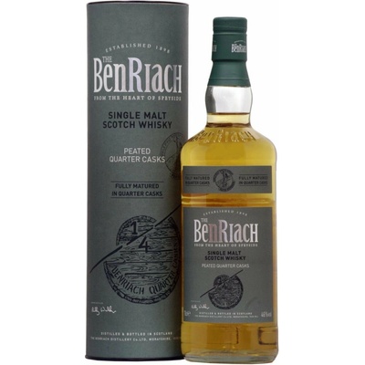 BenRiach Peated Quarter Cask 46% 0,7 l (tuba)