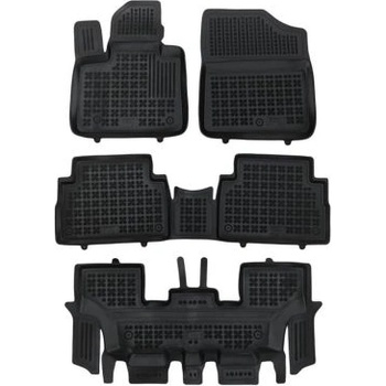 Image 1 of Гумени стелки за Hyundai Santa Fe Hybrid version 7 passenger, 4x4 (2020+) - тип леген