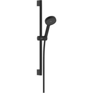 Hansgrohe Activera S - Комплект от душ-глава, душ-щанга и маркуч, EcoSmart, матово черно 28041670 (28041670)