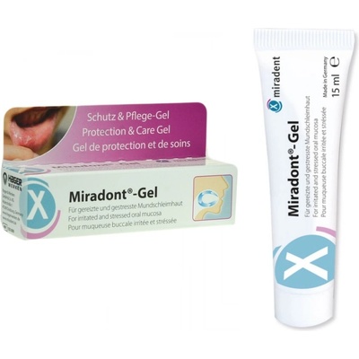 Miradent Gel na dásně bez fluoridu s chlorhexidinem 15 ml