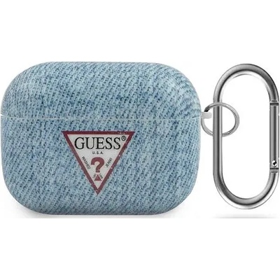 Guess Калъф Guess AirPods Pro Light blue Jeans Collection (GUACAPTPUJULLB)