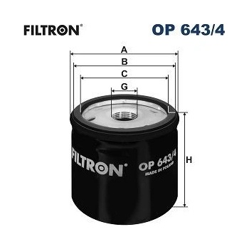 FILTRON Olejový filter OP 643/4