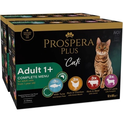Prospera Plus Adult 1+ пакет 24 x 85 г