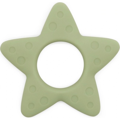 Martons hrýzadlo z potravinárského silikónu Star Olive green